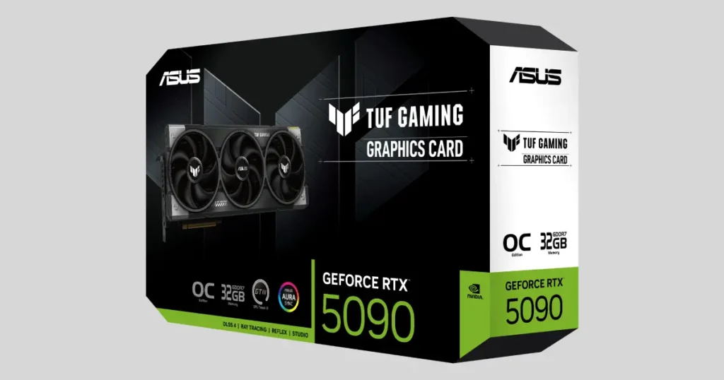 ASUS TUF Gaming GeForce RTX 5090 32GB GDDR7 OC Edition Specifications