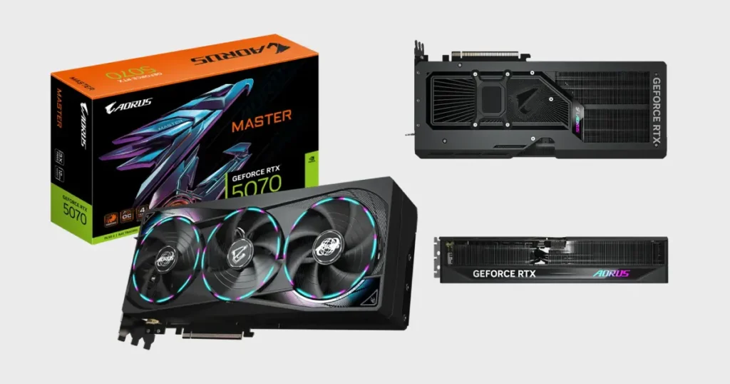 FAQs about the GIGABYTE AORUS GeForce RTX 5070 MASTER 12G