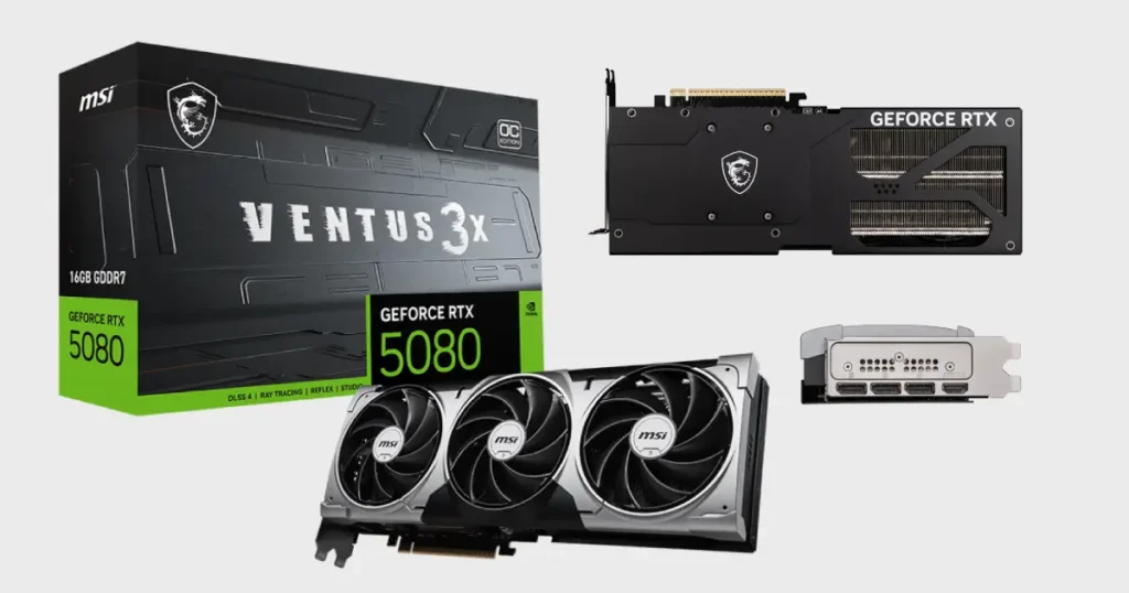 FAQ's about the MSI GeForce RTX 5080 16G VENTUS 3X OC