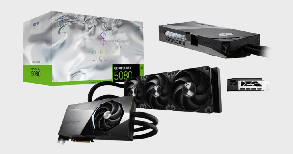 FAQs about the MSI GeForce RTX 5080 16G SUPRIM LIQUID SOC