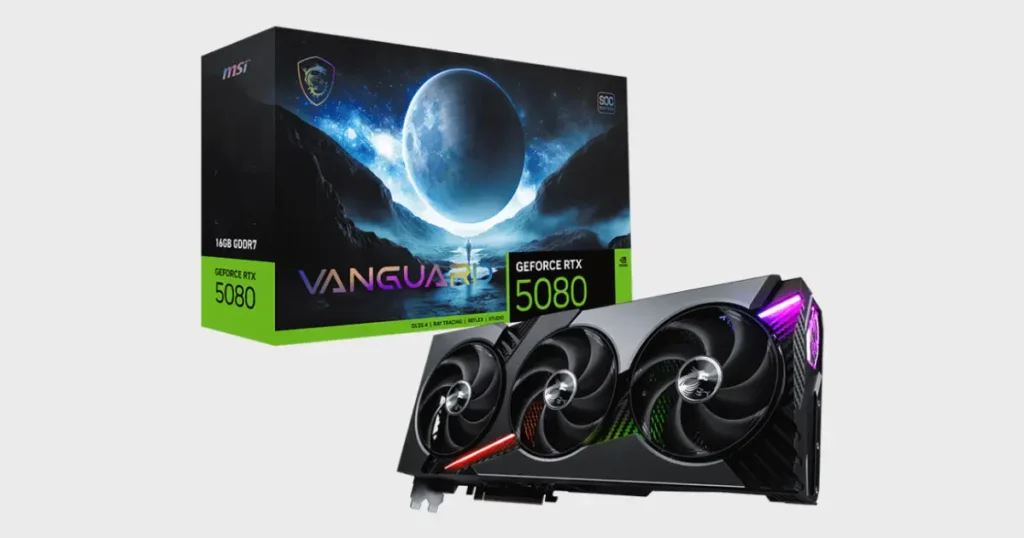 FAQ's about the MSI GeForce RTX 5080 16G VANGUARD SOC