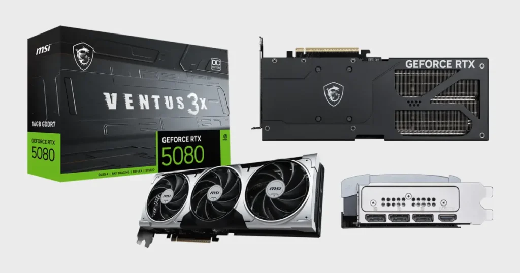 FAQ's about the MSI GeForce RTX 5080 16G VENTUS 3X OC PLUS