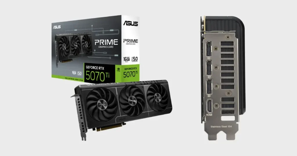 FAQ's about the ASUS PRIME GeForce RTX 5070 Ti 16GB GDDR7