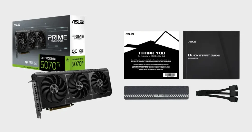 FAQ's about the ASUS PRIME GeForce RTX 5070 Ti 16GB GDDR7 OC Edition