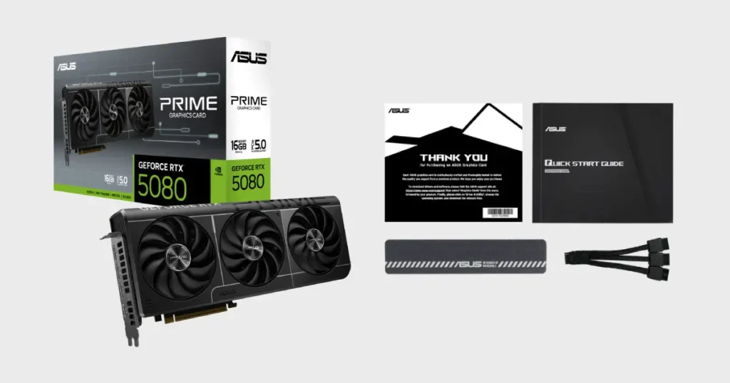 FAQs for the ASUS PRIME GeForce RTX 5080 16GB GDDR7