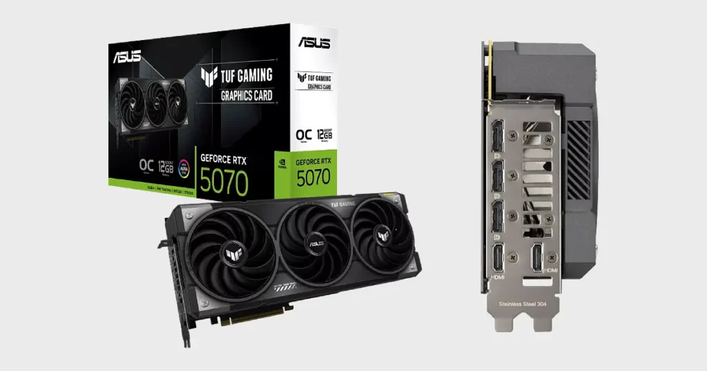 FAQ's for the ASUS TUF Gaming GeForce RTX 5070 12GB GDDR7 OC Edition