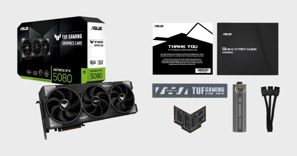 FAQ's about the ASUS TUF Gaming GeForce RTX 5080 16GB GDDR7