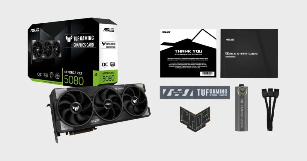 FAQ's about the ASUS TUF Gaming GeForce RTX 5080 16GB GDDR7 OC Edition