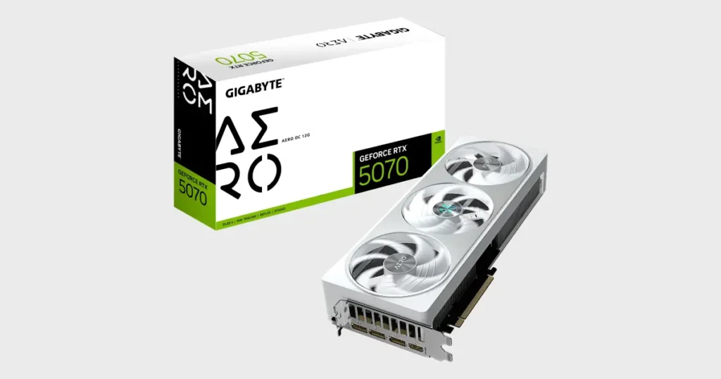 FAQ's for the Gigabyte GeForce RTX 5070 AERO OC 12G