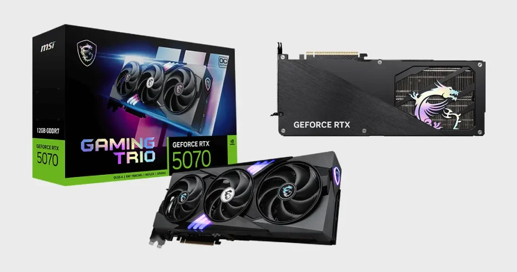 FAQ's for the MSI GeForce RTX 5070 12G GAMING TRIO OC 