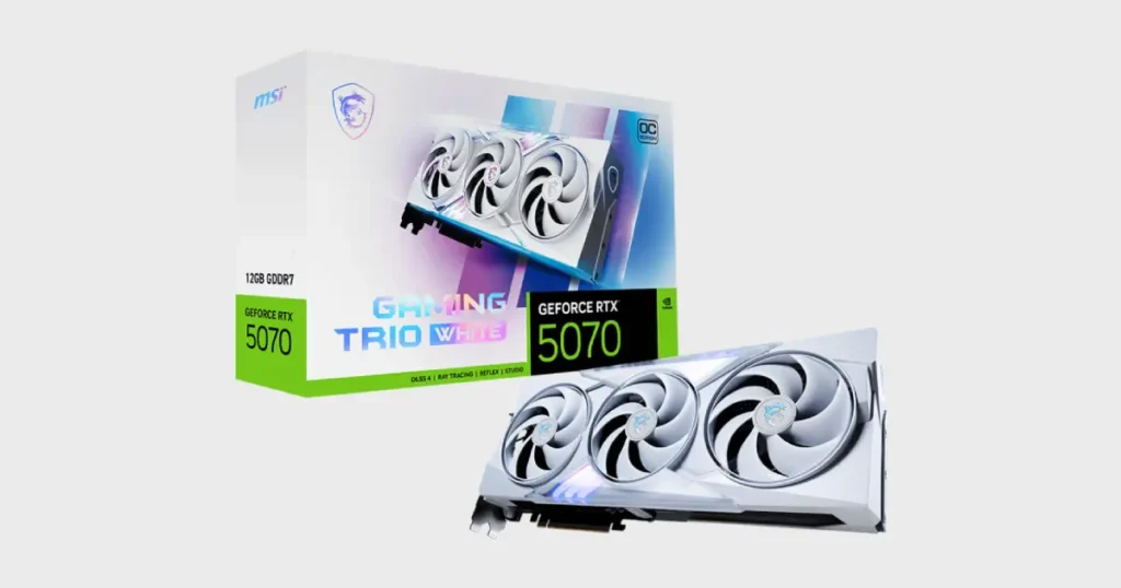 FAQ's for the MSI GeForce RTX 5070 12G Gaming TRIO OC White