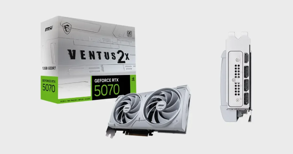 FAQ's about the MSI GeForce RTX 5070 12G VENTUS 2X OC WHITE