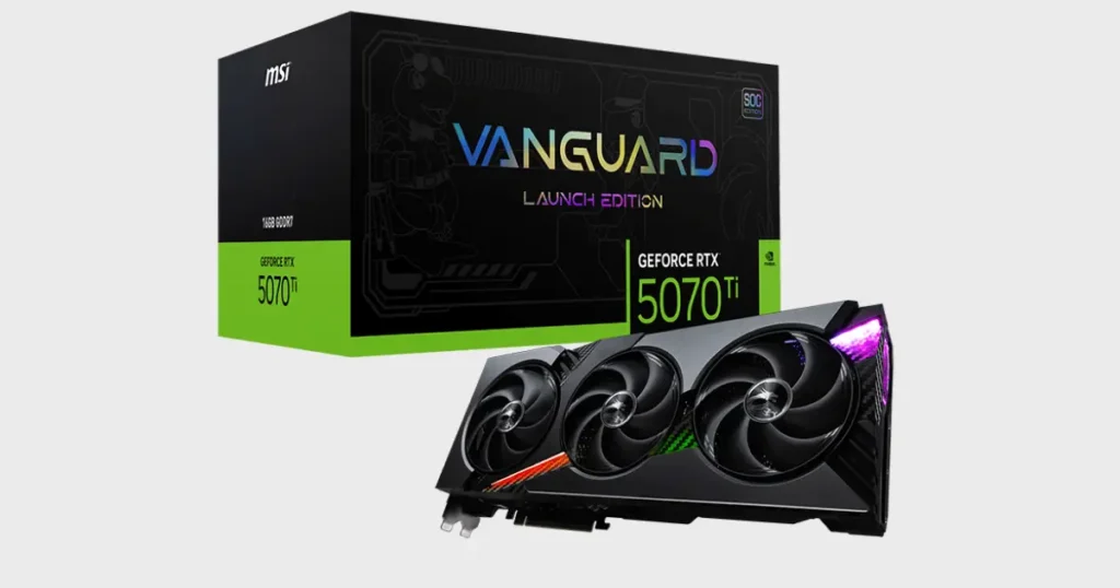 FAQ's about the MSI GeForce RTX 5070 Ti 16G VANGUARD SOC LAUNCH EDITION