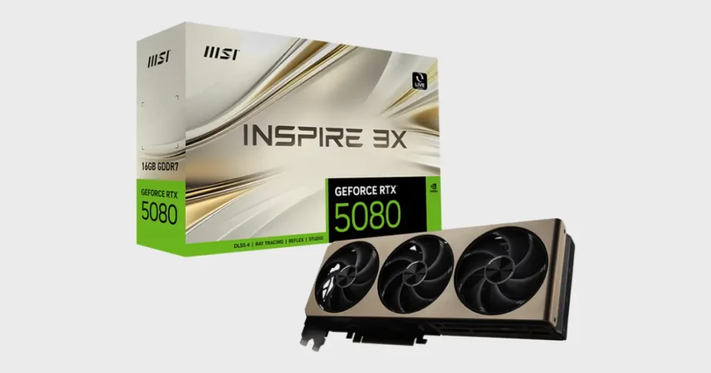 FAQ's for the MSI GeForce RTX 5080 16GB GDDR7 Inspire 3X