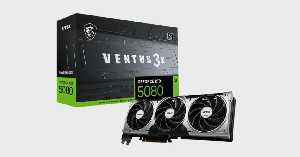 FAQs about the MSI GeForce RTX 5080 16GB GDDR7 Ventus 3X