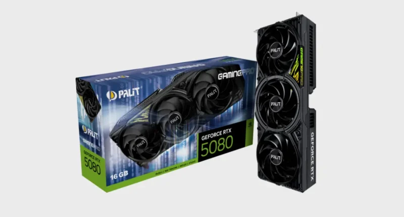 PALIT GeForce RTX 5080 16GB GDDR7 GamingPro