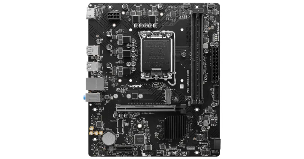 Optimizing Office Performance: The MSI PRO H610M-S DDR4 Motherboard for UAE PCs